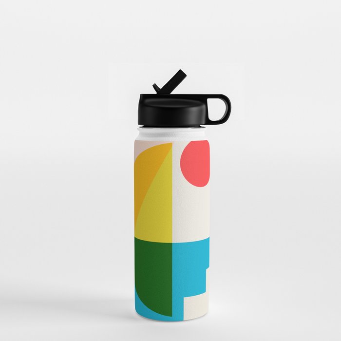 geometric abstract 8 Water Bottle Gallery Image 1