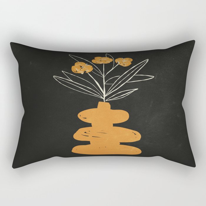 The Golden Vase 01 Rectangular Pillow Gallery Image 2