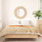 Orange Fluffy Kitten Japanese vintage Woodblock Print Duvet Cover Gallery Image 3