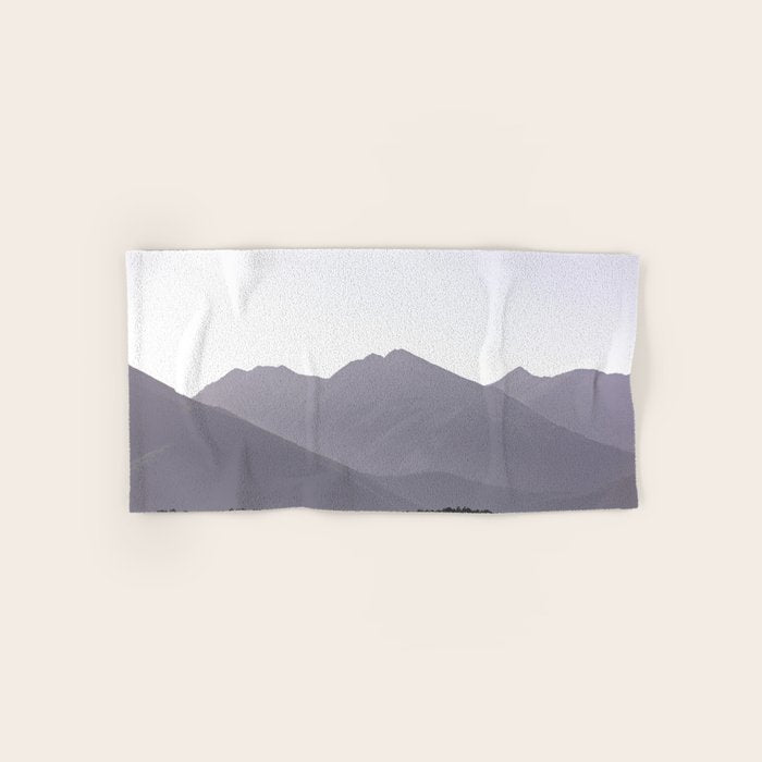 Rocky Mountain Sunset - Colorado Nature Photography Bath Towel Gallery Image 1