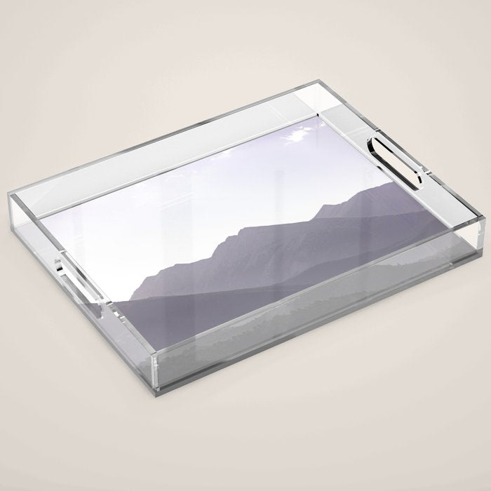 Rocky Mountain Sunset - Colorado Nature Photography Acrylic Tray Gallery Image 1