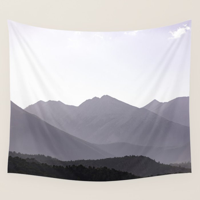 Rocky Mountain Sunset - Colorado Nature Photography Wall Tapestry Gallery Image 1
