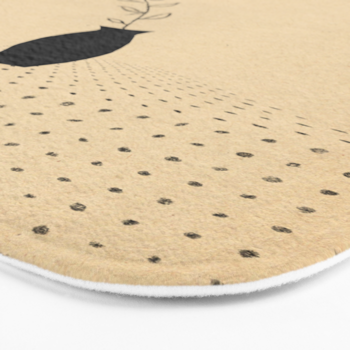 Vase and plant Bath Mat Gallery Image 3