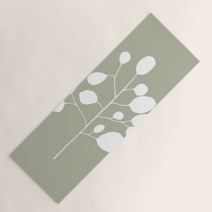 Large Eucalyptus (Linen Sage) Yoga Mat Gallery Image 1