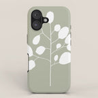 Large Eucalyptus (Linen Sage) iPhone Case Gallery Image 1