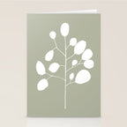 Large Eucalyptus (Linen Sage) Stationery Card Gallery Image 2