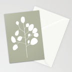 Large Eucalyptus (Linen Sage) Stationery Card Gallery Image 2