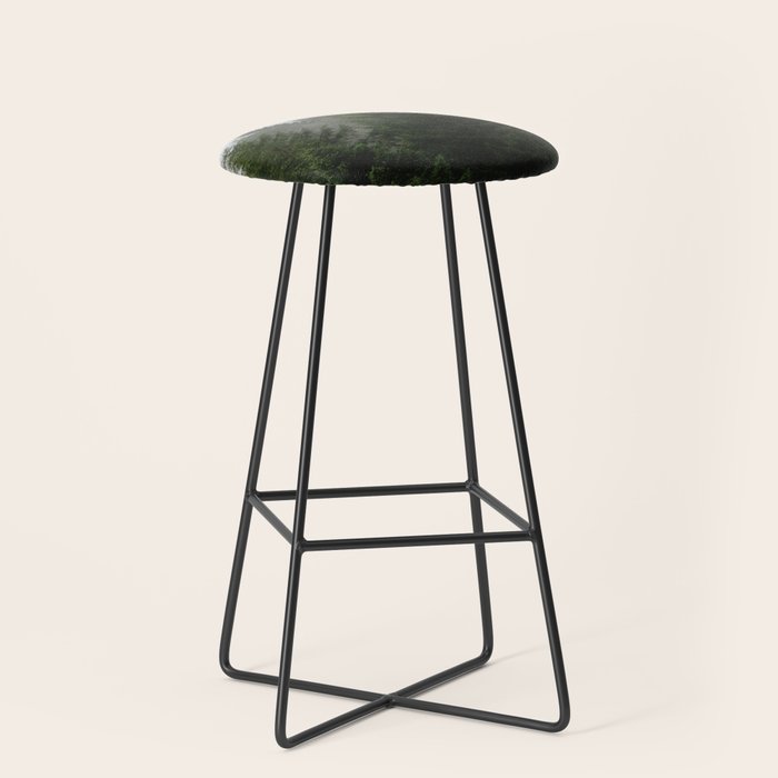 Foggy Trees Pacific Northwest Stool Gallery Image 1