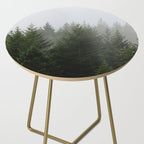 Foggy Trees Pacific Northwest Side Table Gallery Image 2