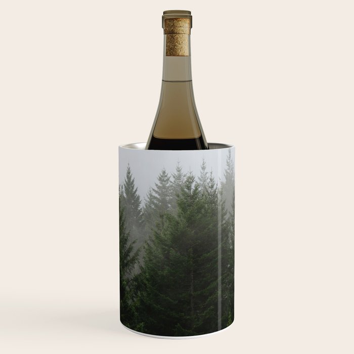 Foggy Trees Pacific Northwest Wine Chiller Gallery Image 1