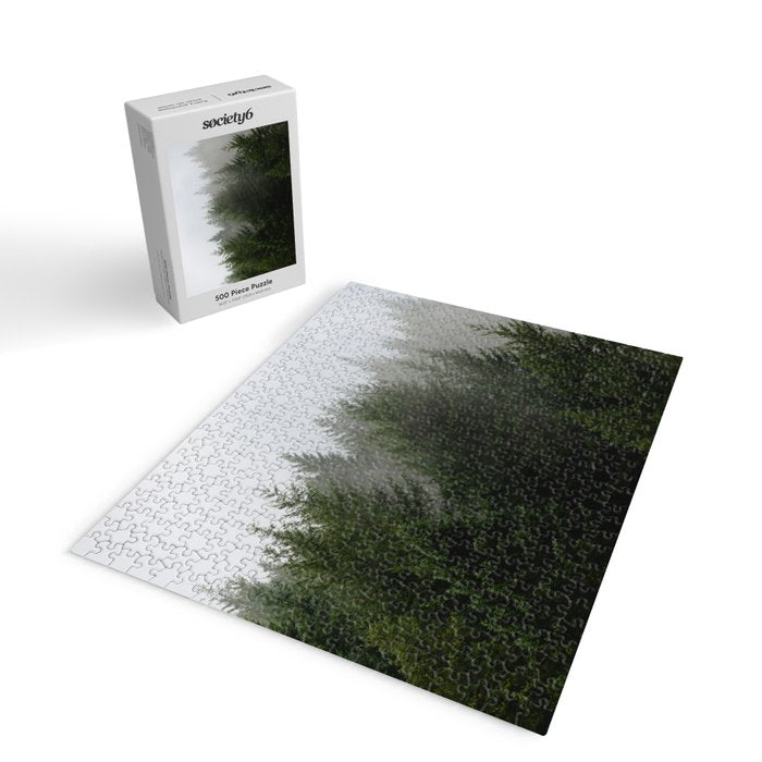 Foggy Trees Pacific Northwest Jigsaw Puzzle Gallery Image 2