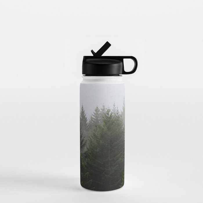 Foggy Trees Pacific Northwest Water Bottle Gallery Image 1