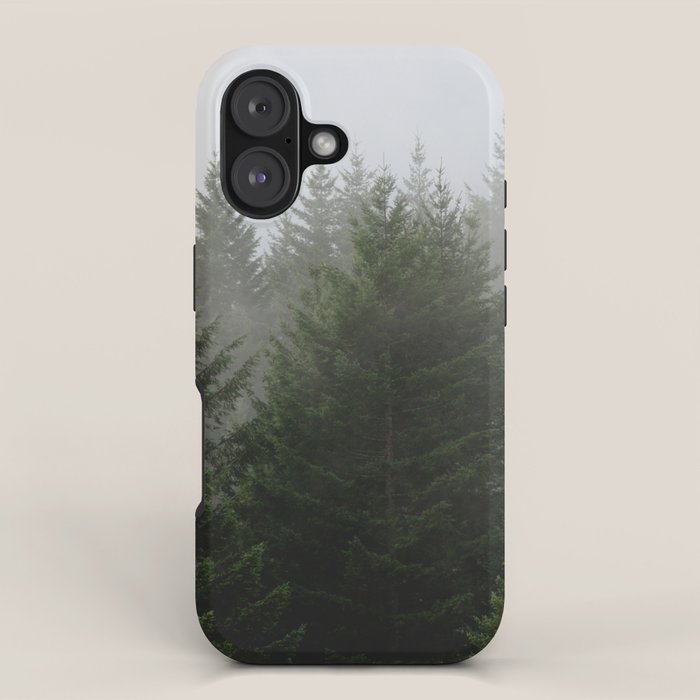 Foggy Trees Pacific Northwest iPhone Case Gallery Image 1