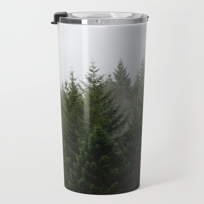 Foggy Trees Pacific Northwest Travel Mug Gallery Image 3