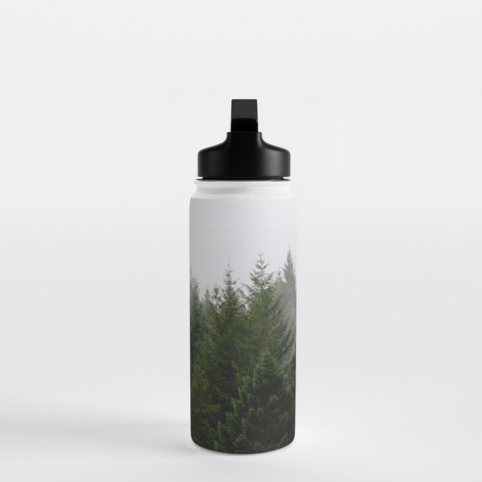 Foggy Trees Pacific Northwest Water Bottle Gallery Image 3