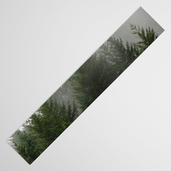 Foggy Trees Pacific Northwest Table Runner Gallery Image 3
