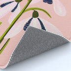 Snowdrop Trio on Blush Pink Rug Gallery Image 4