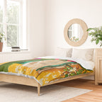 Living in the Sunshine. Always. | Summer Exotic Travel Architecture | Italy Sicily Boho Buildings Duvet Cover Gallery Image 2