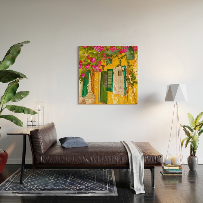 Living in the Sunshine. Always. | Summer Exotic Travel Architecture | Italy Sicily Boho Buildings Wood Wall Art Gallery Image 2