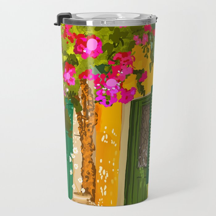 Living in the Sunshine. Always. | Summer Exotic Travel Architecture | Italy Sicily Boho Buildings Travel Mug Gallery Image 3