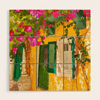 Living in the Sunshine. Always. | Summer Exotic Travel Architecture | Italy Sicily Boho Buildings Wood Wall Art Gallery Image 1