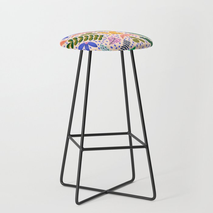 Colorful Plants  Stool Gallery Image 1