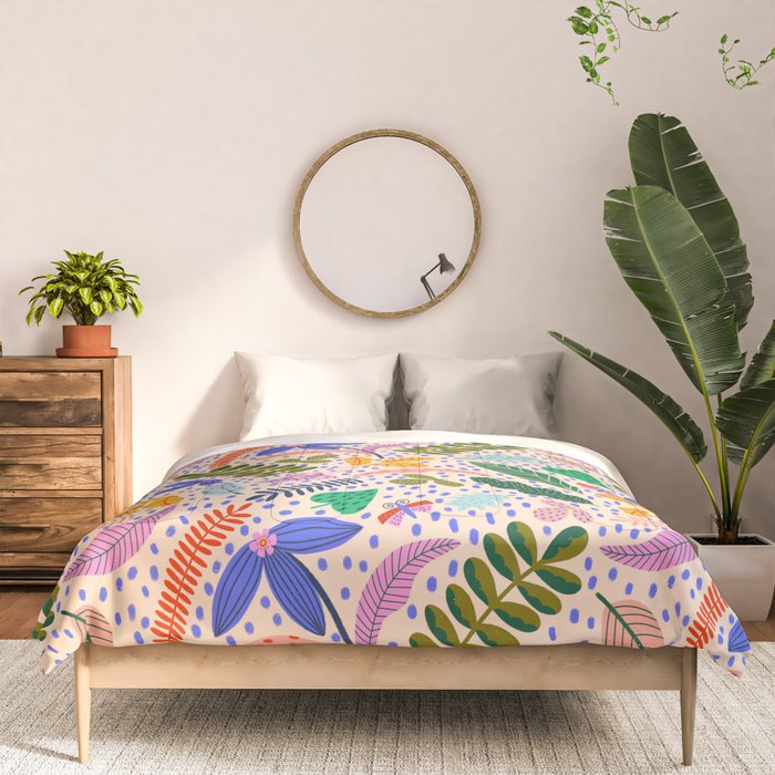 Colorful Plants  Comforter Gallery Image 3