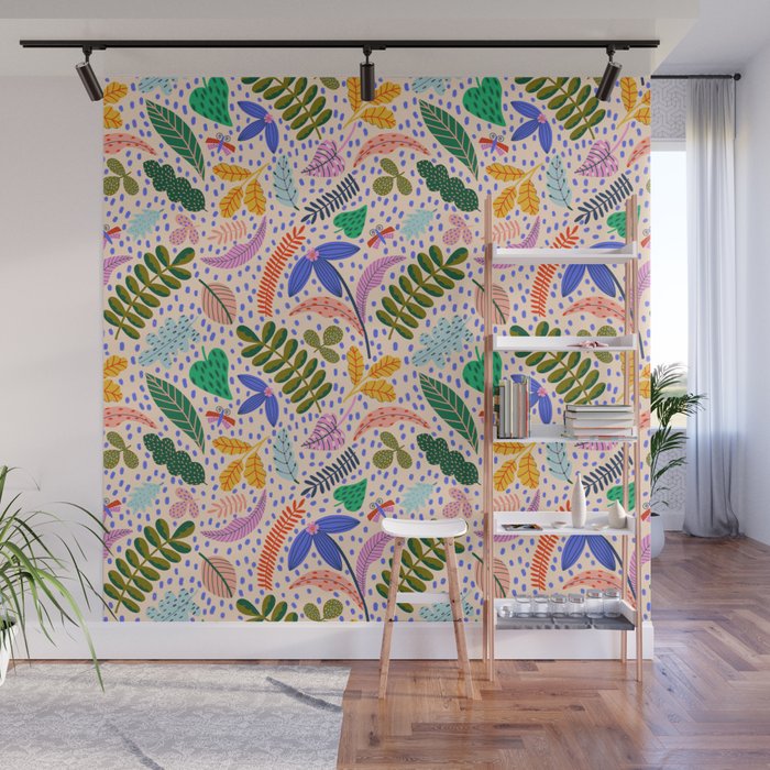 Colorful Plants  Wall Mural Gallery Image 1