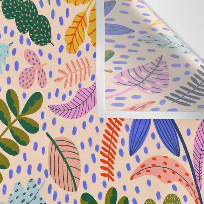 Colorful Plants  Wall Tapestry Gallery Image 3