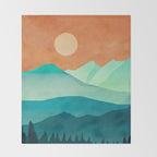 Morning Mountain Mist 2 Throw Blanket Gallery Image 2