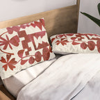 Crimson Diamond Pillow Sham Gallery Image 2