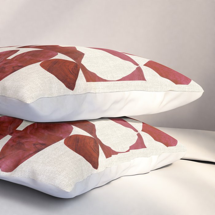 Crimson Diamond Pillow Sham Gallery Image 3