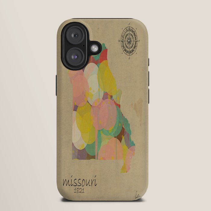 Missouri state map  iPhone Case Gallery Image 4