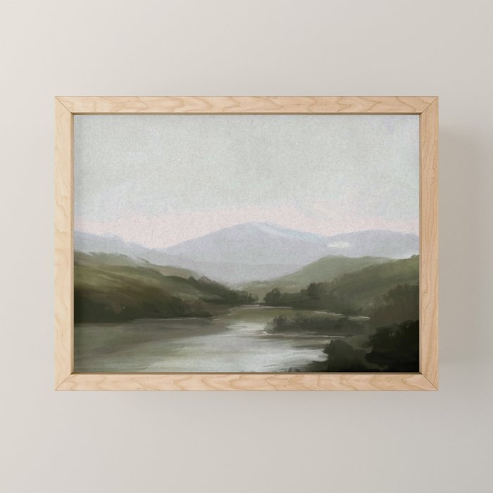 Meander Mini Art Print Gallery Image 1