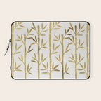Bamboo Stems - Gold Palette Laptop Sleeve Gallery Image 1