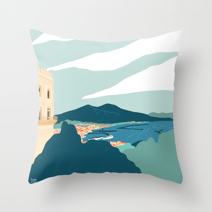 Naples, Italy Throw Pillow Gallery Image 6