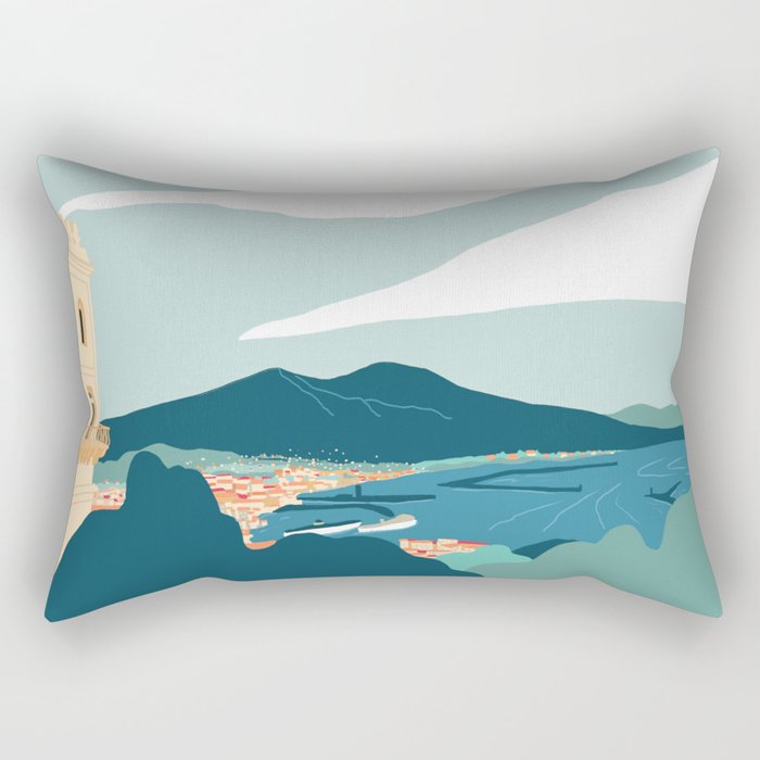 Naples, Italy Rectangular Pillow Gallery Image 1