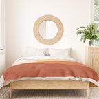 Abstract terracotta landscape, sun and desert, sunrise #1 Duvet Cover Gallery Image 3