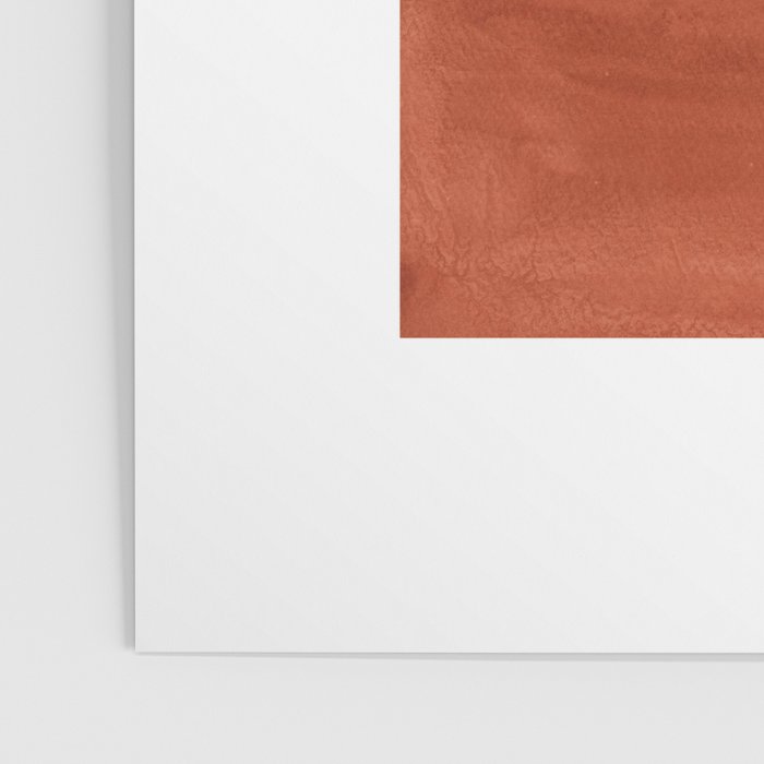 Abstract terracotta landscape, sun and desert, sunrise #1 Poster Gallery Image 3