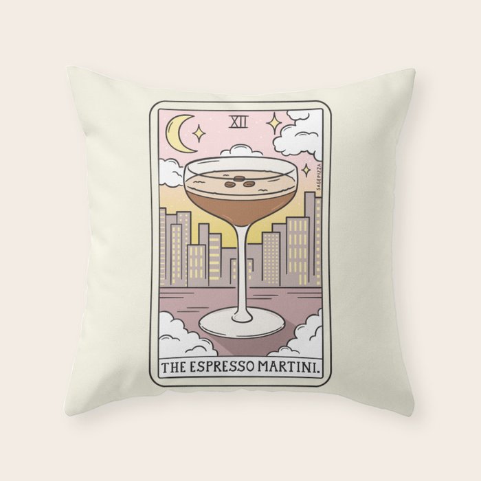 ESPRESSO MARTINI READING Throw Pillow Gallery Image 6