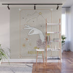 Aquarius Zodiac Sign Wall Mural Gallery Image 1