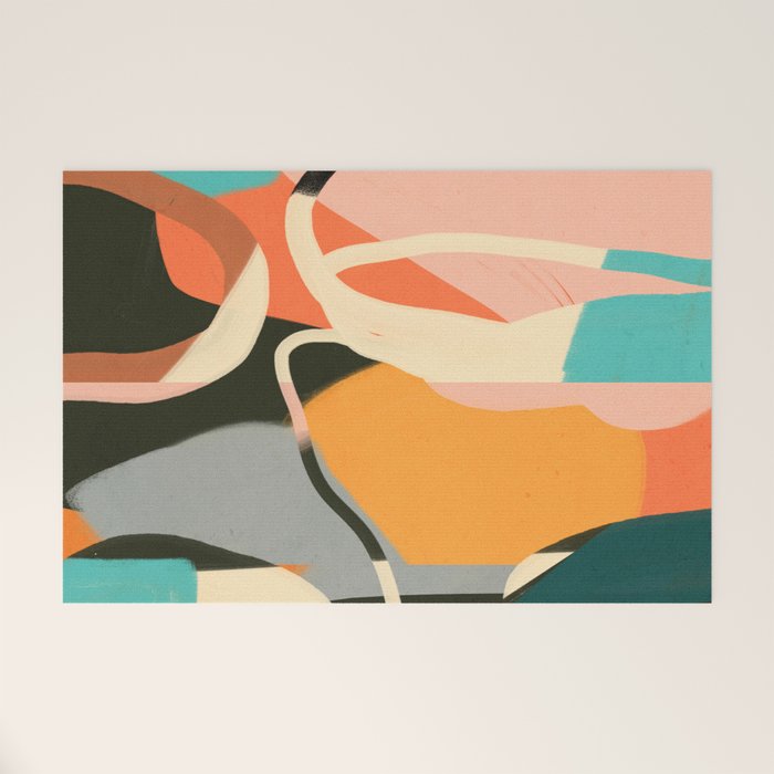 Modern Abstract Art 110 Welcome Mat Gallery Image 1