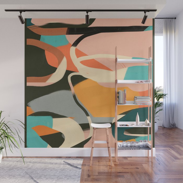 Modern Abstract Art 110 Wall Mural Gallery Image 1
