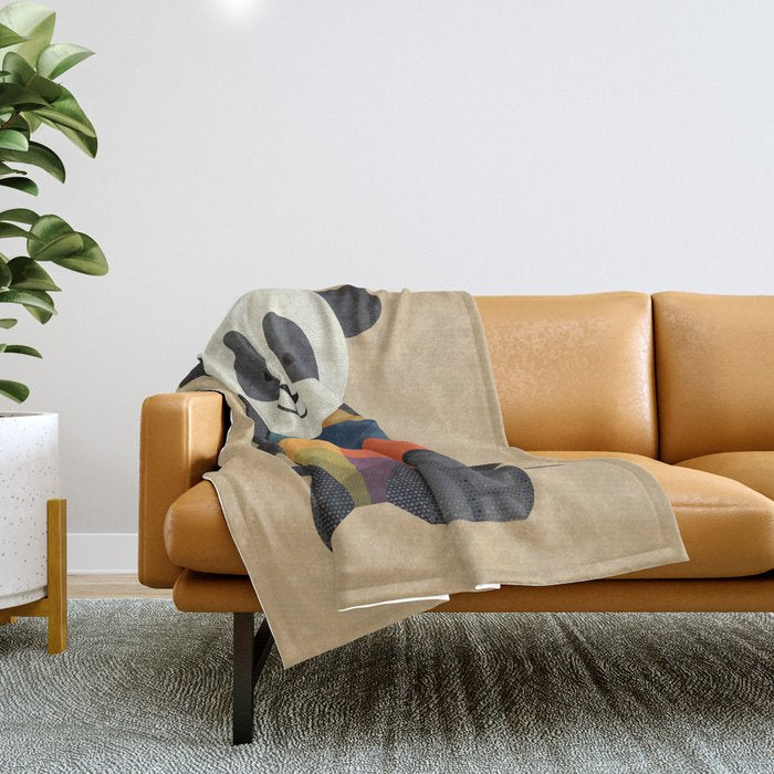 Giant Panda Throw Blanket Gallery Image 1