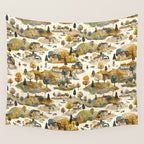 Cozy Heirloom Countryside Charm Wall Tapestry Gallery Image 4