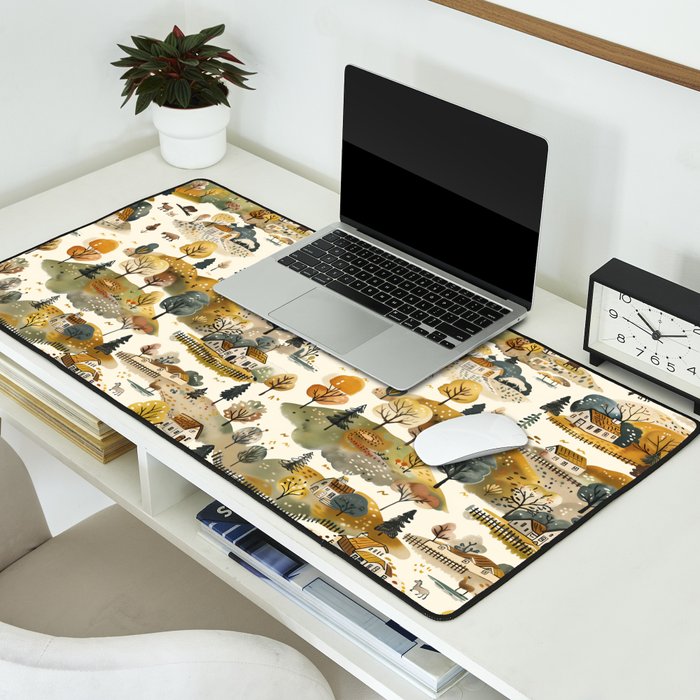 Cozy Heirloom Countryside Charm Desk Mat Gallery Image 2