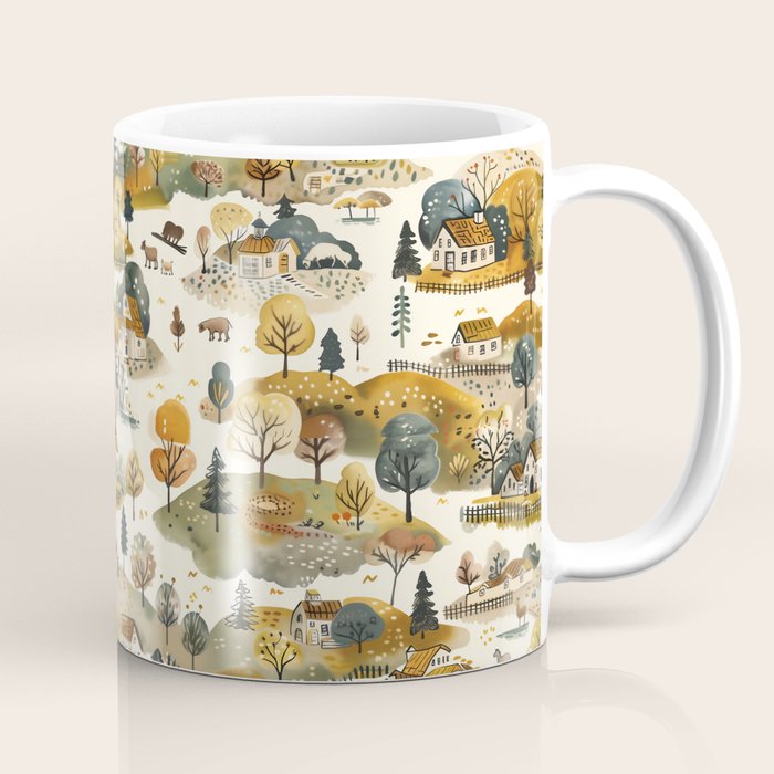 Cozy Heirloom Countryside Charm Coffee Mug Gallery Image 1