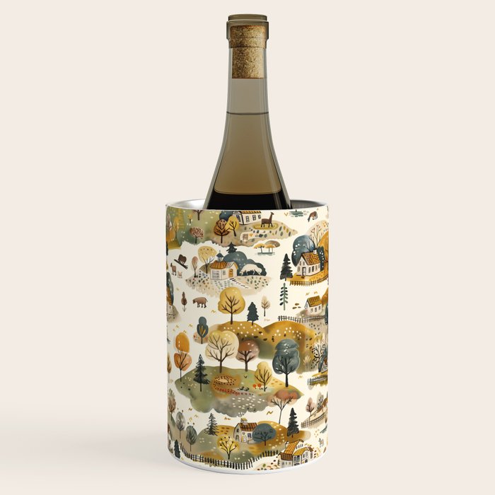 Cozy Heirloom Countryside Charm Wine Chiller Gallery Image 2