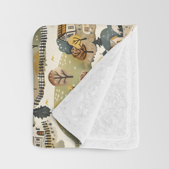 Cozy Heirloom Countryside Charm Throw Blanket Gallery Image 3