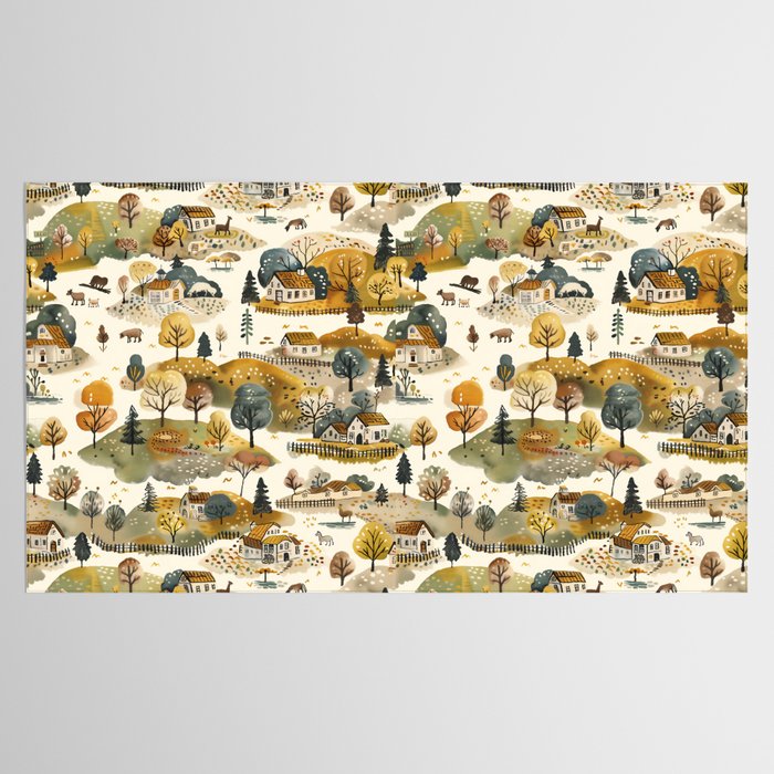 Cozy Heirloom Countryside Charm Tablecloth Gallery Image 2
